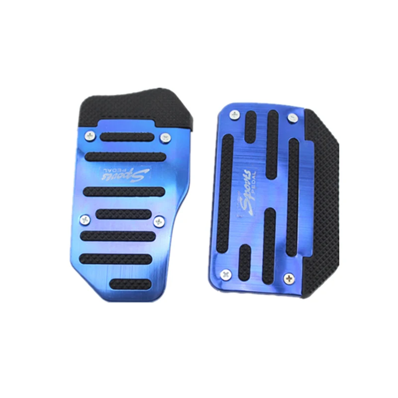 Автомобильные аксессуары 2 шт. алюминиевая Нескользящая накладка на педали