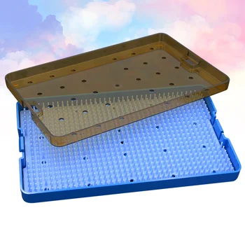 

Silicone Sterilization Container Shop Sterilization Box Disinfection Tray Protection Tools for Home Outdoor Outside (Light Brown