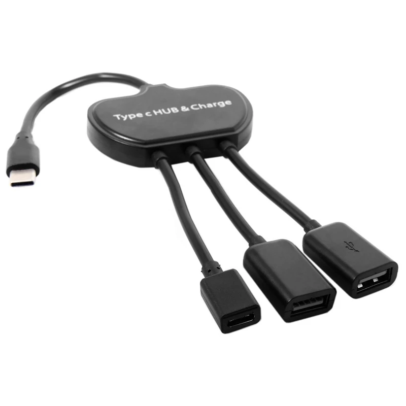 USB-C тип-c несколько кабелей два порта концентратор с мощность PD Зарядка для ноутбука и сотового телефона UC-123