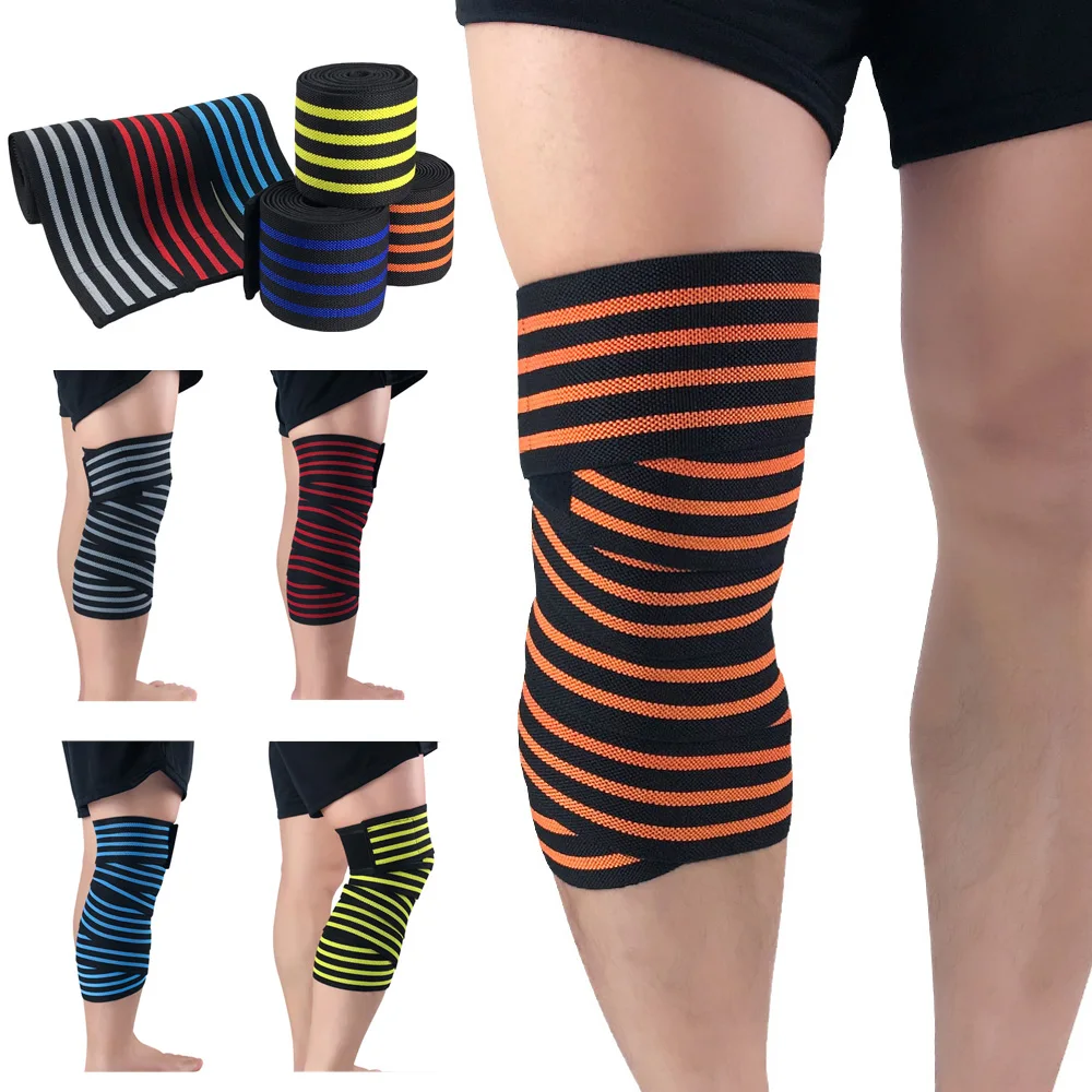 

Sports Knee Protection Elastic Adjustable Bandage Support Training Running