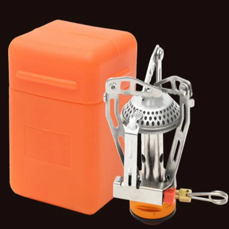 

Ultra-light portable mini burner camping picnic cycling fishing picnic stove integrated butane gas stove