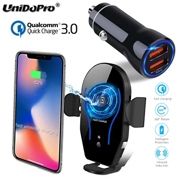 

Auto-Clamping 10W Qi Fast Wireless Charger for DOOGEE S90C S68 Pro S60 Lite , S70 / S70 Lite, S80 Lite S90 QC 3.0 Car Adapter