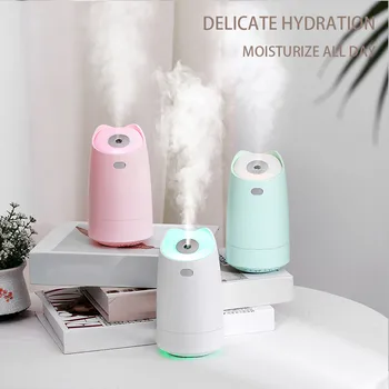

Mini Air Humidifier For Home Usb Bottle Aroma Diffuser Led Backlight For Office Mist Maker Refresher Humidification Gift d#
