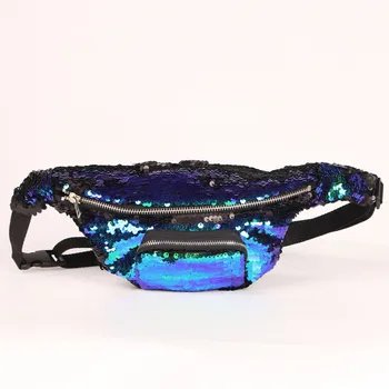 

Sequins Holographic Fanny Pack Waist Unsex Waist Pack Laser Chest Waist Belt Bag Bum Bag 2019 New Zipper Phone Bag #T5P