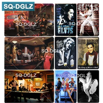 

[SQ-DGLZ] Super Star Poster Metal Sign Bar Wall Decoration Tin Sign Vintage Metal Signs Home Decor Painting Plaques Art Poster