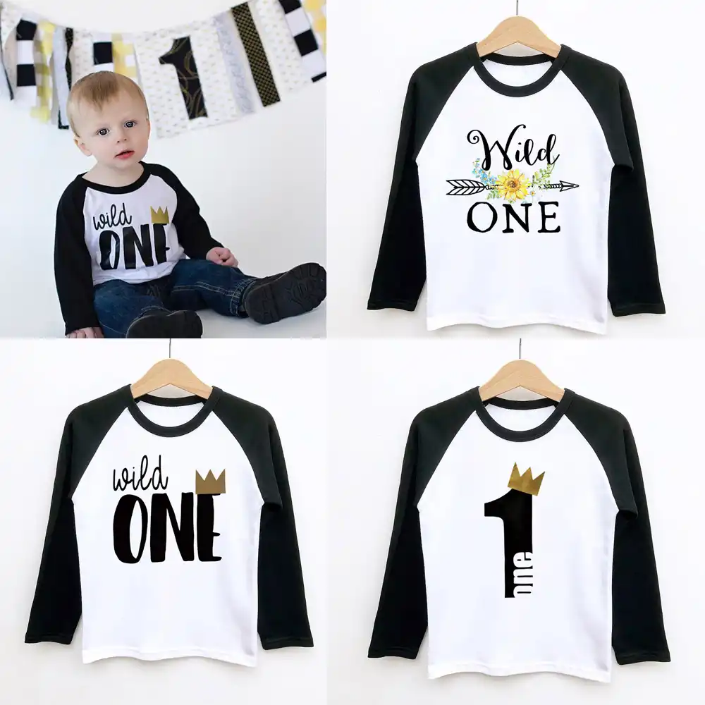 first birthday long sleeve top