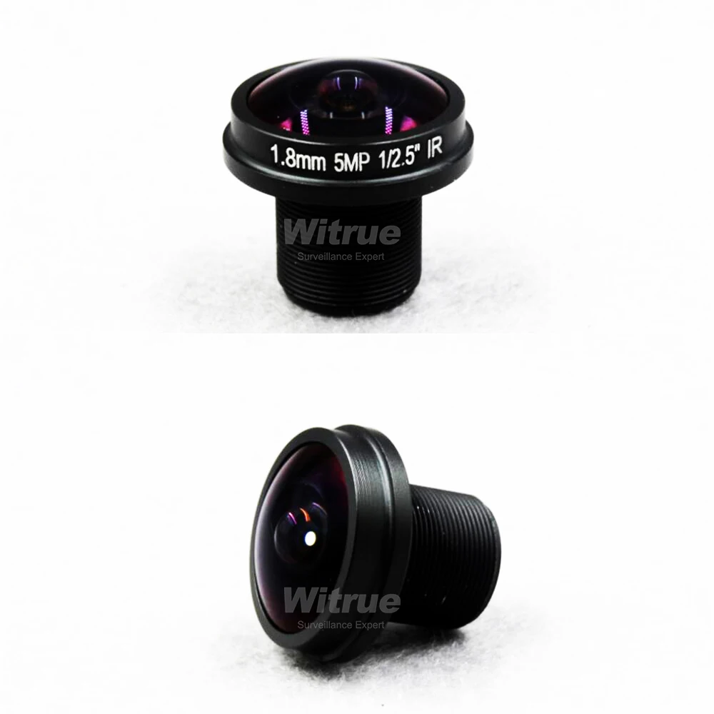 Witue Рыбий глаз объектив для экшн-камеры с ИК-фильтром 5MP 1,8 мм M12 180 градусов широкий угол обзора F2.0 1/2. 5"
