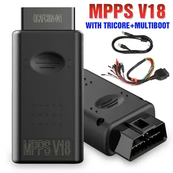 

MPPS V18 MAIN+TRICORE+MULTIBOOT with Breakout Tricore Cable Car Tool For Fiat 6F3 8DF 8GM 5SF3 ME7.9.10 For Opel 6O2 6O3 6JO