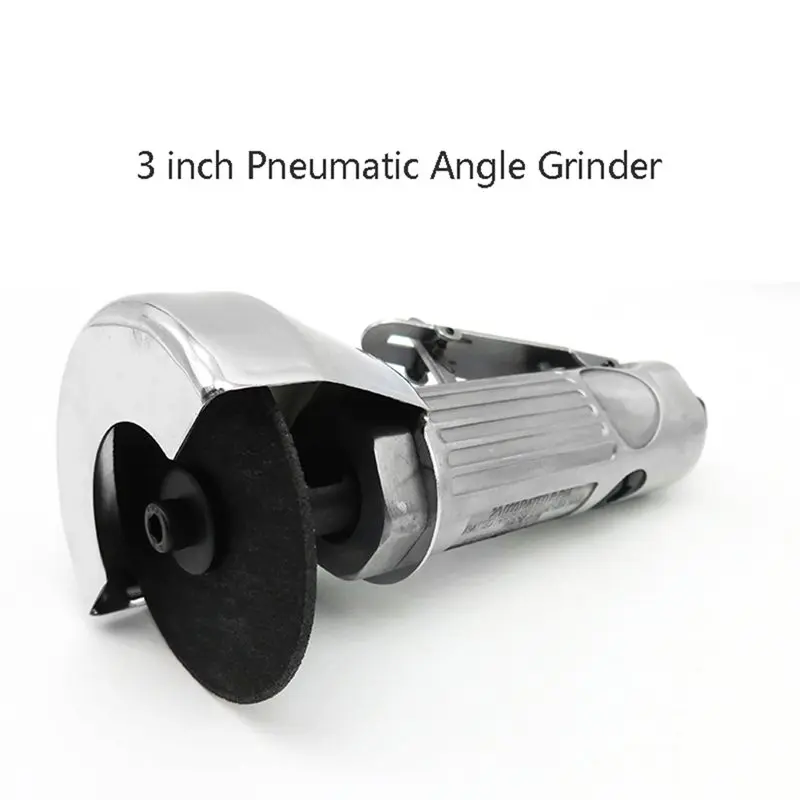 3 Inch High-Speed Pneumatic Angle Grinder With Disc Polished Piece And Pvc Handle For Machine Polished Cutting Operation