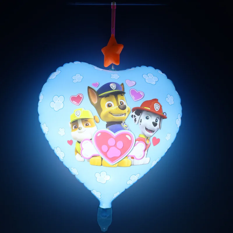 Paw Patrol 1 шт. светодиодный воздушный шар с подсветкой детский надувной мультфильм флэш-шар вечерние украшения игрушки для детей надувные игрушки