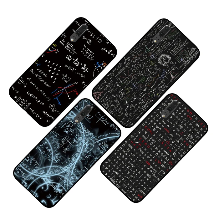 Математика формула цифр Pi черный чехол для телефона huawei P30 P20 mate 10 20 Pro Lite Nova 3 4 3i чехол