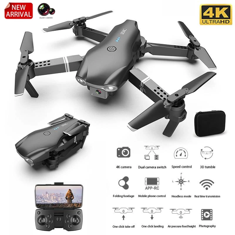 xkj s602 rc drone 4k hd