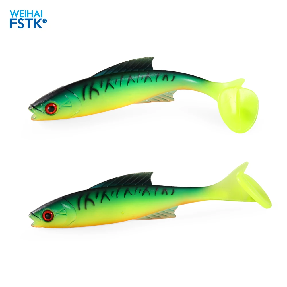 Мягкая приманка для морской рыбалки, резиновая T Shad Pro, большая приманка, 18 см, 37 г, плавающая приманка, Т-образный хвост, Троллинг, ловля на окуня, червь, джиг, искусственная приманка