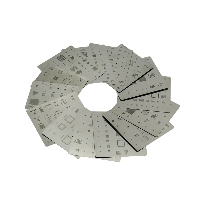 

16pcs/lot iphone BGA reballing stencil apple mobile dedicate kit for iPhone 4 4s 5 5s 5c 5mini 6 6+ 6S 6s+ 7 7+ SE 8 8Plus X
