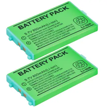 

2pcs 3.7V 850mAh Rechargeable Battery Pack for Nintendo Game Boy Advance
