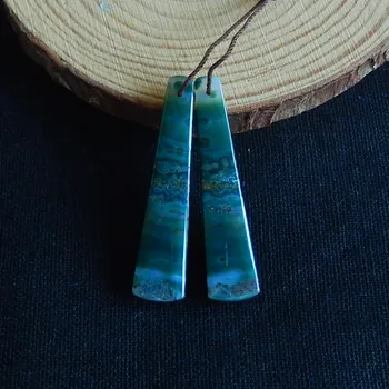 

Women's Popular Special,Gemstone Ocean Jasper fashion women Earrings,45x10x4mm,6.3g