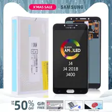 AMOLED ЖК дисплей для samsung Galaxy J4 дисплей сенсорный экран Замена для samsung J4 Plus ЖК J6 Plus J400 J410 J610