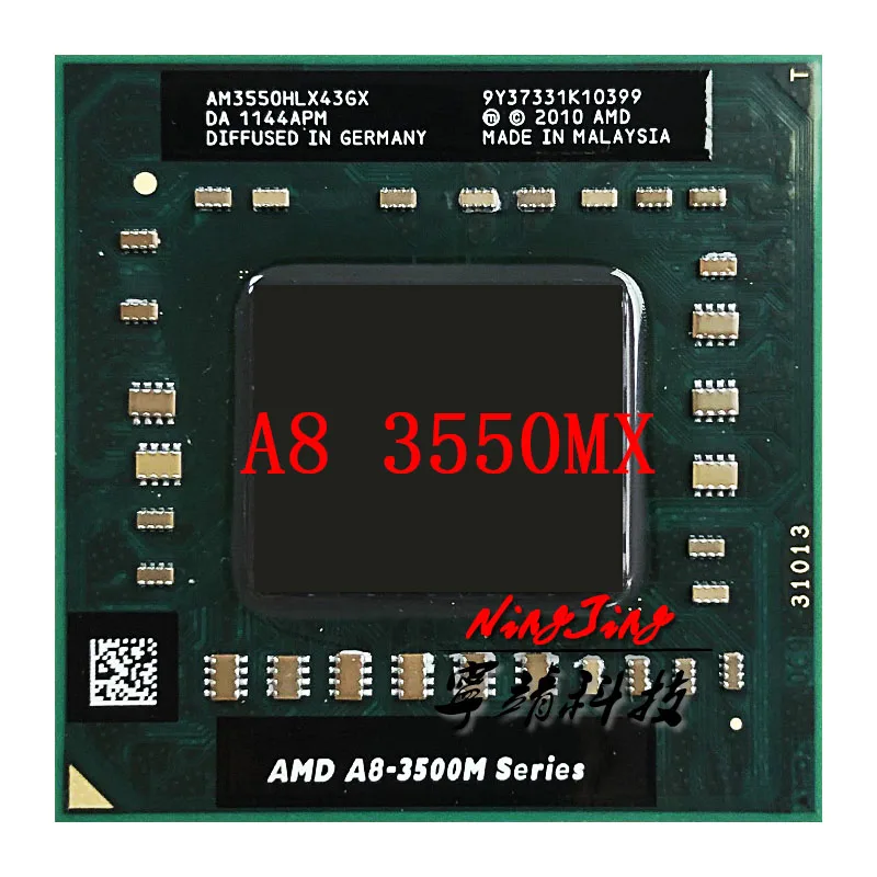 AMD A8 Series 3550MX 3550 M X 2 0 GHz четырехъядерный процессор AM3550HLX43GX разъем FS1|Процессоры| |