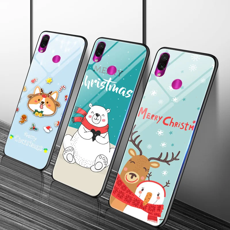 Рождественский мультяшный чехол для Xiaomi Redmi Note 8 Pro, силиконовый чехол Xiomi Redmi 7 A 8 6A 5 Plus Note 5 6 Pro K20, задняя крышка