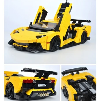 

XingBao 03008 Creative MOC Technic Series The Lamborghining Car Set Educational Building Blocks Bricks Toys Gifts For Children