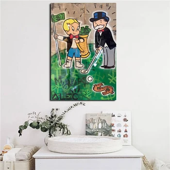 

Alec Monopolies Richie Goyard Golf HD Canvas Painting Print Living Room Home Decor Modern Wall Art Oil Painting Poster Pictures