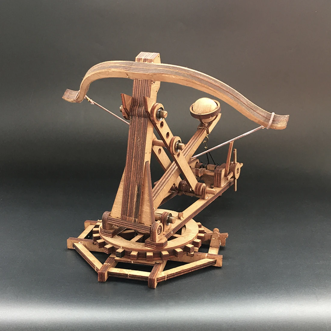 Горячая DIY старинная колесница модель осадная машина деревянная 3D головоломка модель обучающая игрушка подарок для детей дети взрослые-поворотный требюшет