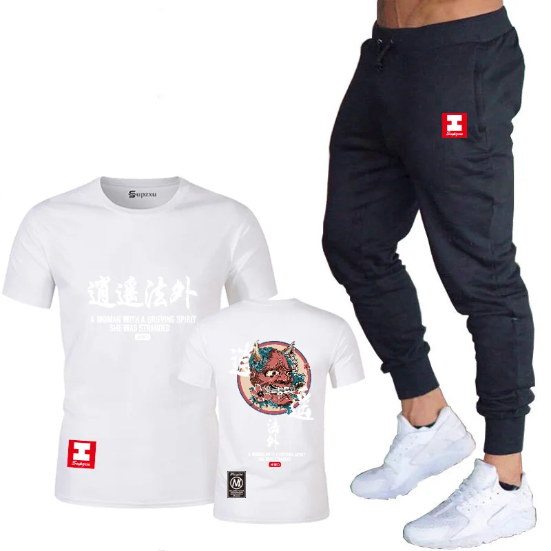 Популярная Новая футболка с аниме homme blood youth free, футболка с принтом, модная брендовая одежда, мужская футболка в стиле хип-хоп, Забавный Топ для мужчин