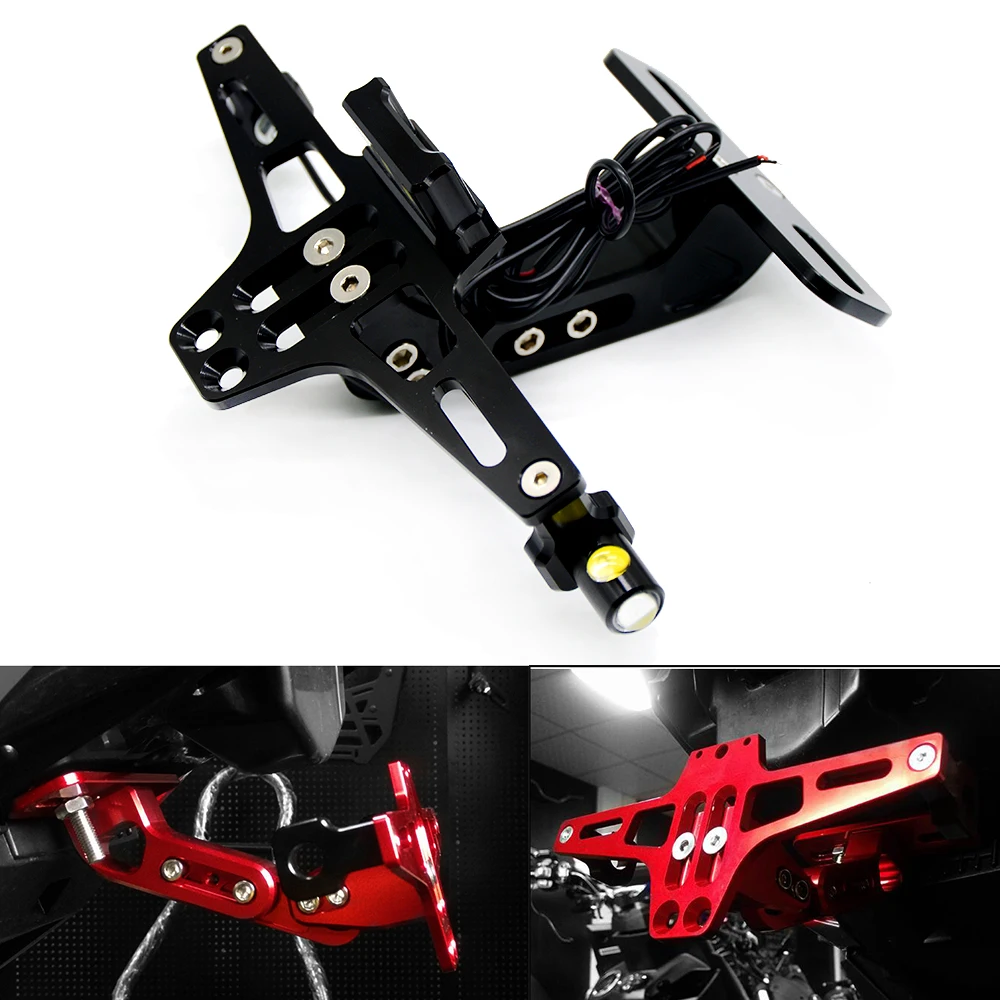 For Yamaha T MAX TMAX 500 T-max500 XP530 2012-2015 2016 Fender Eliminator Registration Plate Bracket License Holder Light | Автомобили и