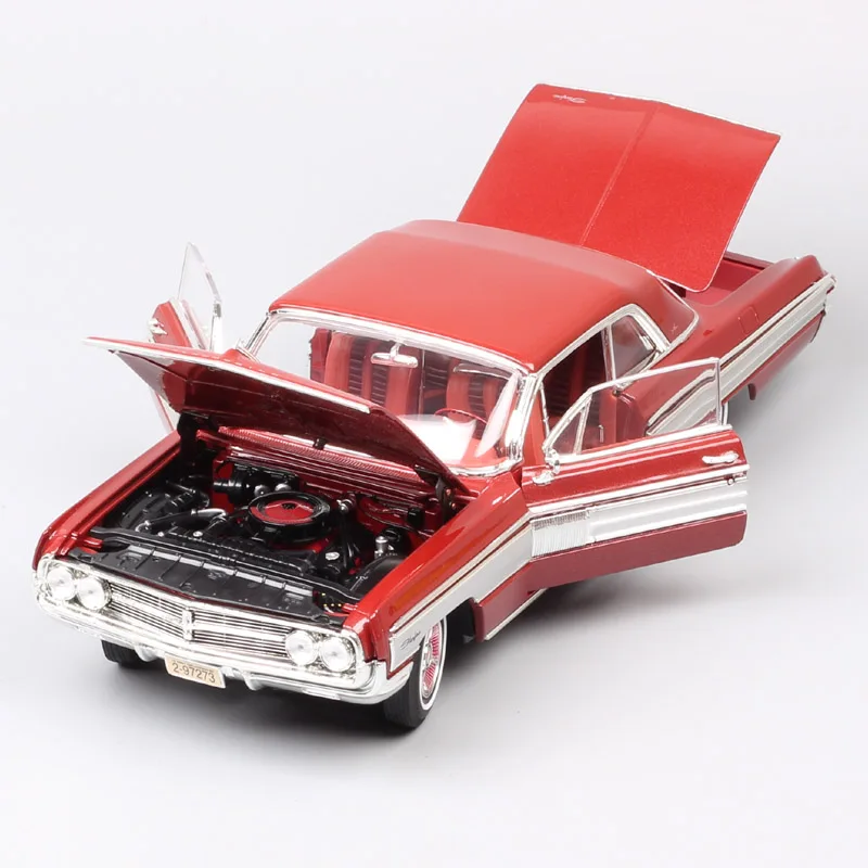 1/18 весы классические винтажные Роскошные GM 1962 Olds мобильный StarFire 98 автомобили литой автомобиль металлическая модель игрушечный автомобиль миниатюрный мальчик