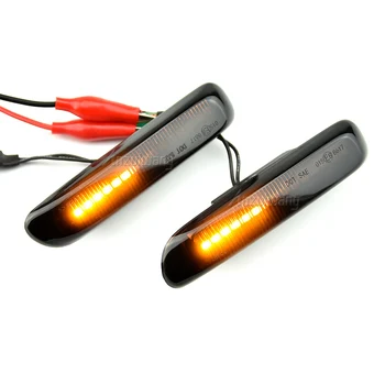 

2x Flowing Turn Signal Light Dynamic LED Side Marker Light 12v Side Repeater Lamp For BMW E46 3er Limo Coupe Compact Cabriolet