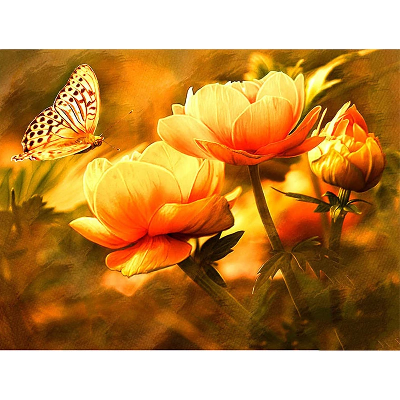 Huacan-Square-Diamond-Painting-Butterfly-Picture-Of-Rhinestones-Decor-For-Home-Embroidery-Flower-Full-Display-Diamond