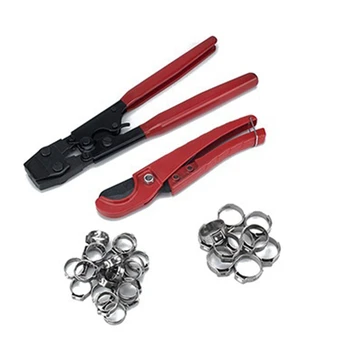 

Metal Claw Ring Snap Nail Nut Pliers 50mm 30Pcs Clamp