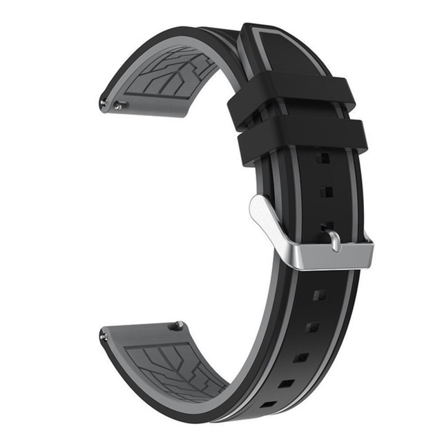 Release 20mm 22mm 24mm 26mm Silicone Band Strap Watchband for Samsung Galaxy Watch 42mm 46mm Active 2 S2 S3 Huawei gt 2