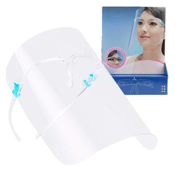 

Transparent Face Shield Safety Mask Anti Oil-Splash Anti-Shock Safety Mask Visor Shield Stop Mascarillas Kitchen Cooking Tools