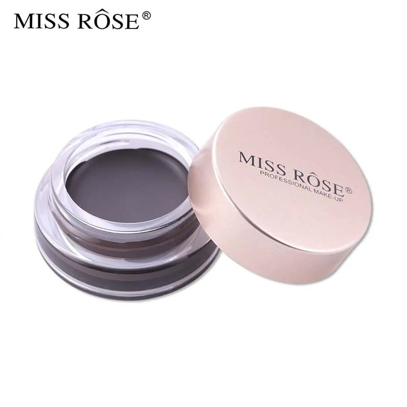 MIss Rose водостойкий и не-головокруженный монохроматический крем для окрашивания бровей водонепроницаемый влагостойкий крем-подводка для глаз Lazy Crea для бровей