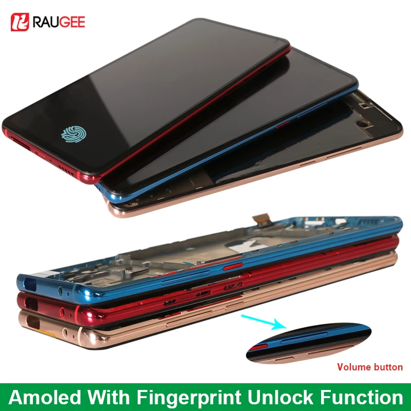 ЖК-дисплей AMOLED с распознаванием отпечатков пальцев для Xiaomi MI 9T MI9T Pro сменный