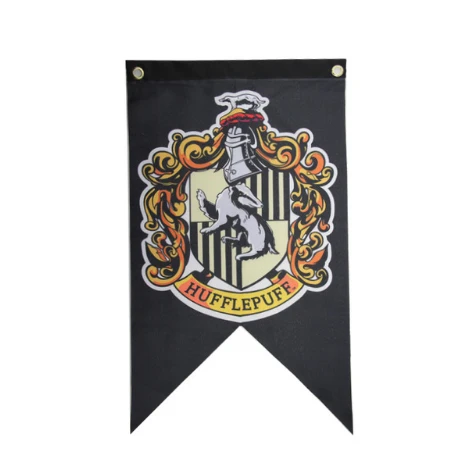 Светло-желтый Gryffindor вечерние принадлежности для дня рождения, флаг колледжа, баннеры для мальчиков и девочек, украшение на Хэллоуин, рождественский подарок - Цвет: Светло-желтый