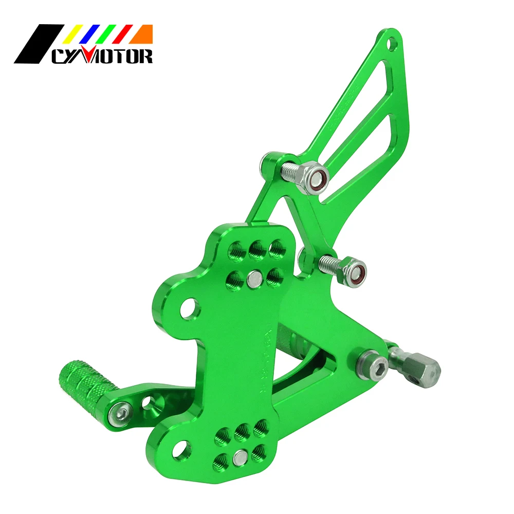 Мотоцикл с ЧПУ Регулируемые подножки для KAWASAKI Ninja ZX6R ZX636 99-02 ZX9R 99-03 ZZR600 05 06 07 08 ZX-6R ZX-9R