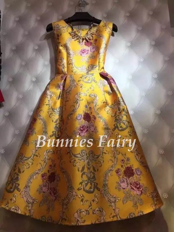 BunniesFairy Весна Осень Хепберн Винтаж Ретро Пастельные цветы цветочный принт Высокая талия платье-майка без рукавов Vestidos - Цвет: 10