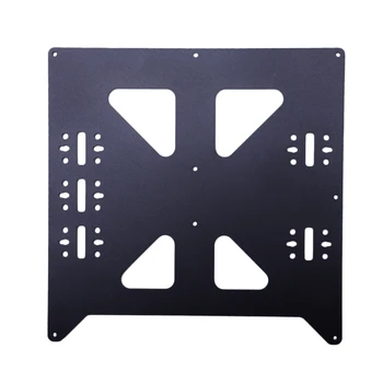 

Black Aluminum Y Carriage Anodized Plate Upgrade V2 Prusa I3 V2 Hot Bed Support Plate For Prusa I3 Diy 3D Printer Parts