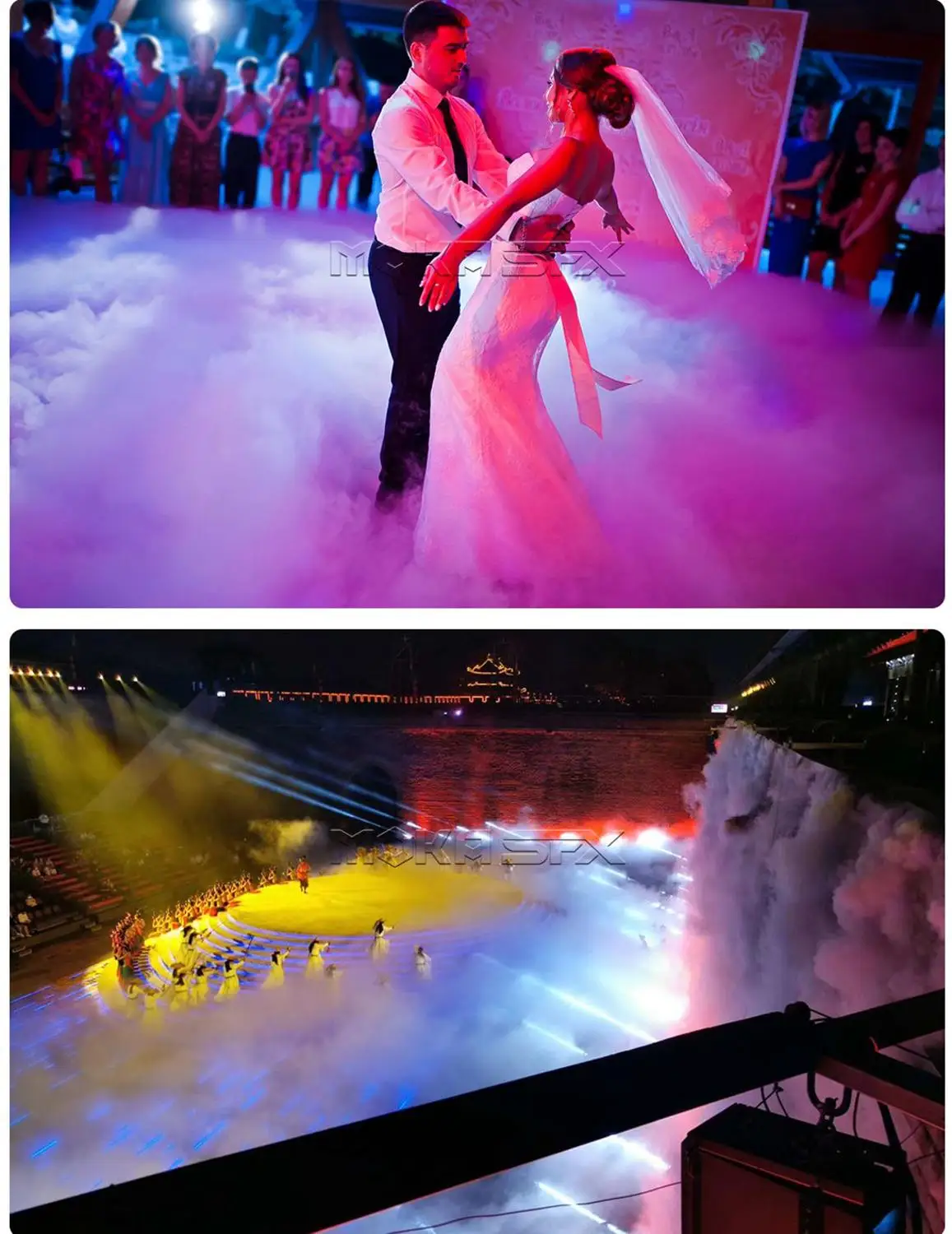3500 Вт машина для сухого льда тумана сценический эффект дыма Dj вечерние Свадебные