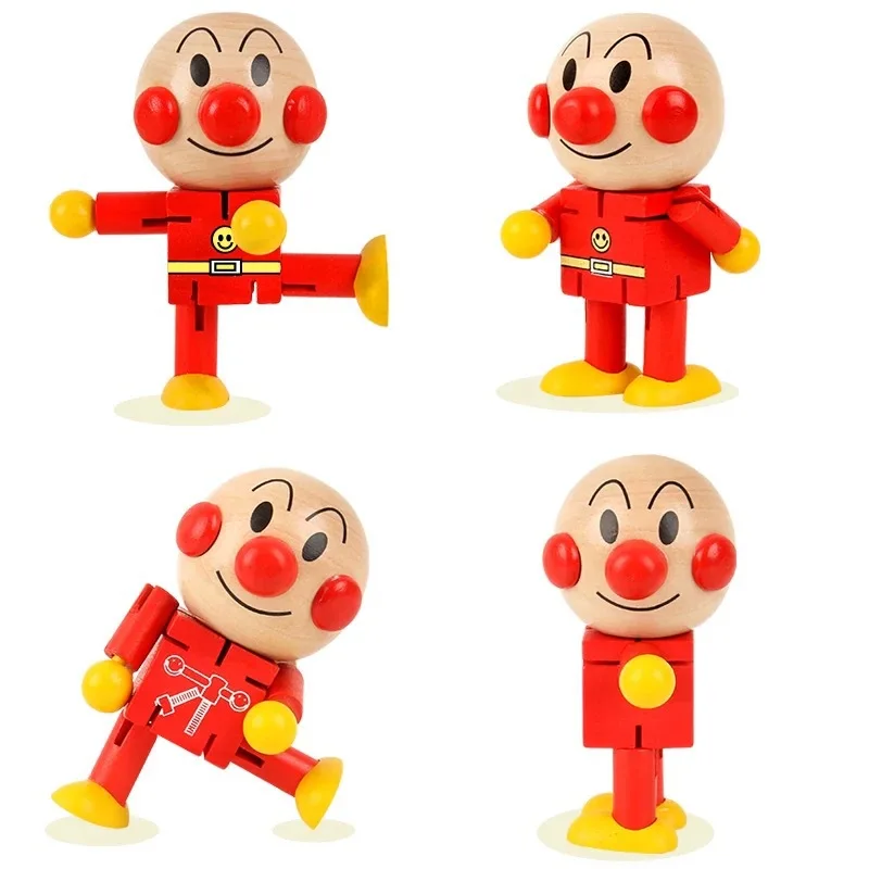 

Cartoon small doll model home decoration simulation joint model wooden doll toy children's day small gift