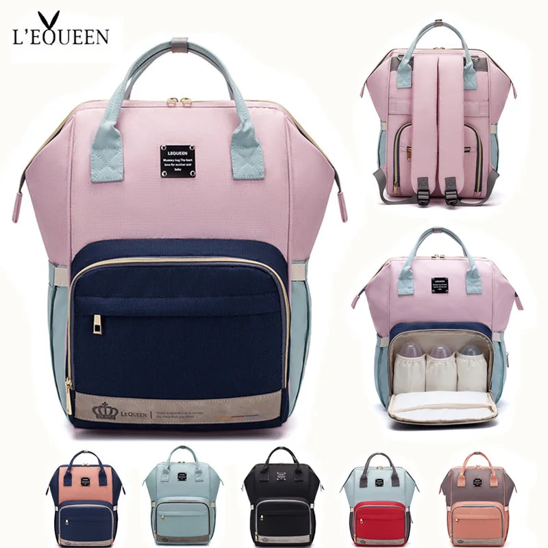 

Lequeen Diaper Bag Baby Care Mummy Maternity Bag Large Storage Travel Waterproof Stroller Bag Baby Bag bolsa maternidade