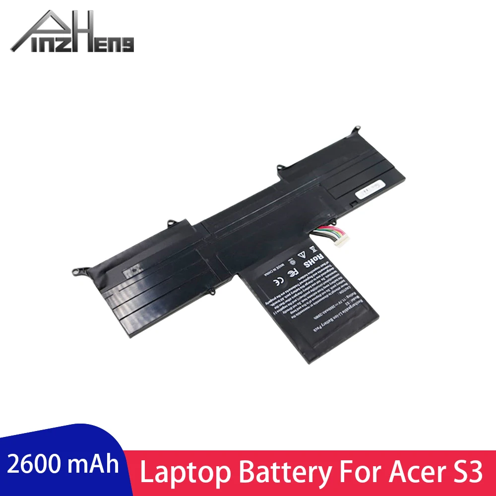 PINZHENG 2600 мА/ч AP11D4F AP11D3F ноутбук Батарея для ACER Aspire S3 S3-951 S3-951-2464G24iss S3-951-6464 S3-951-6646 |
