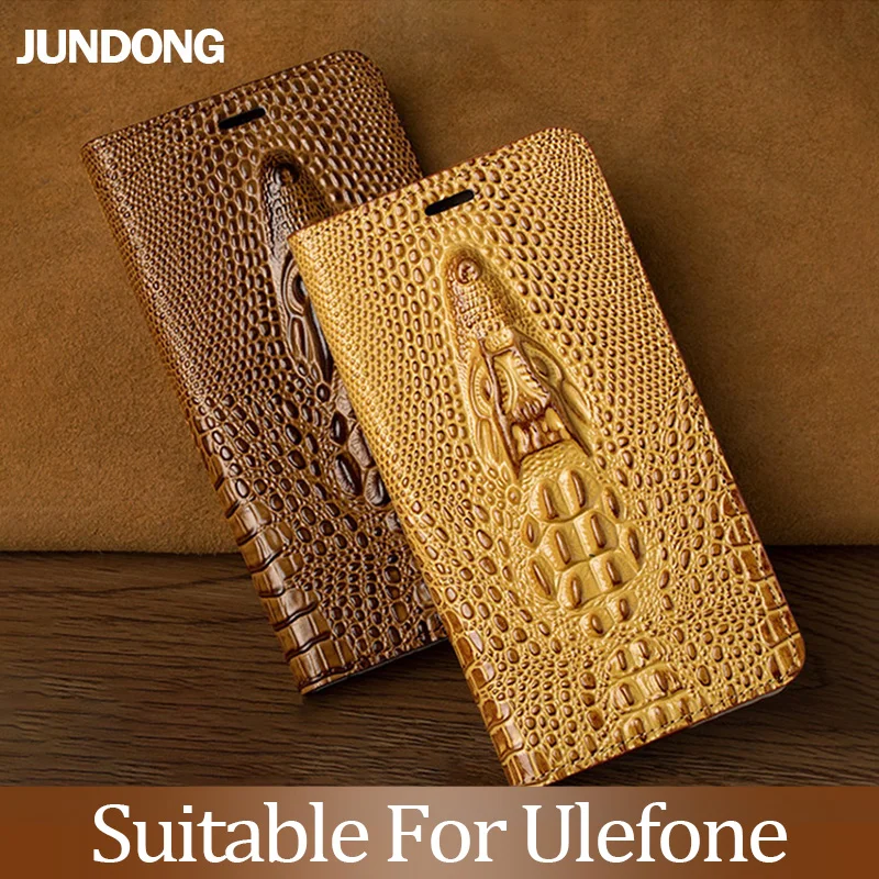 

Suitable For Ulefone S1 S8 S10 Pro Power 5 Matel Gemini Case Leather Luxury Wallet Phone Case Crocodile Road Phone Case