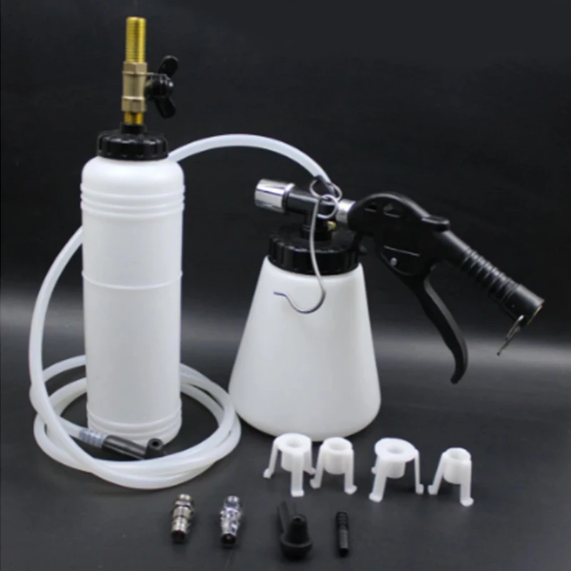 1L 0.75L Capaciteit Auto Remontluchter Pompen Vloeistof Pomp Kit Olie Veranderen Purge Tank Buizen Reparatie Tools Truck Auto Ac