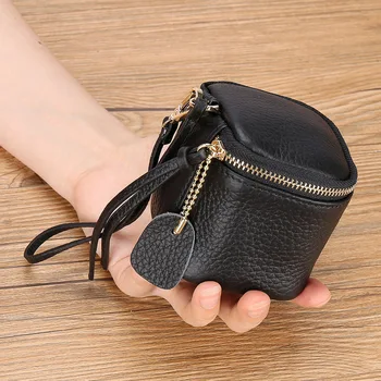 

Make-up Bag Leather Women's Zero Wallet Hand-held Coin Bag Personality