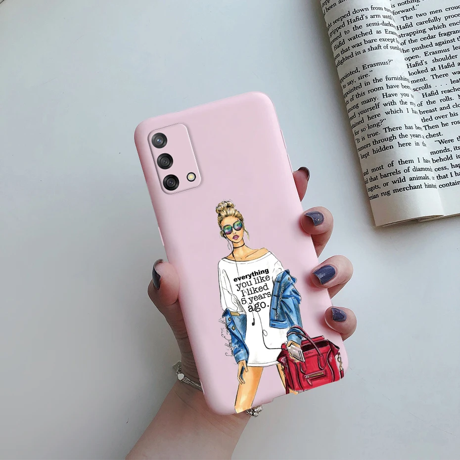 Cute Baby Girls Case For Oppo A74 Case OppoA74 CHP2219 Soft Silicone Phone Cases For Oppo A74 5G A 74 CPH2197 Back Cover Bumper cases for oppo back Cases For OPPO