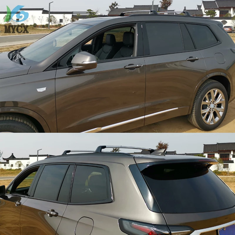 Автомобильные аксессуары Высокое качество винт установка алюминиевый сплав багажник на крышу Крест Бар для Cadillac XT6
