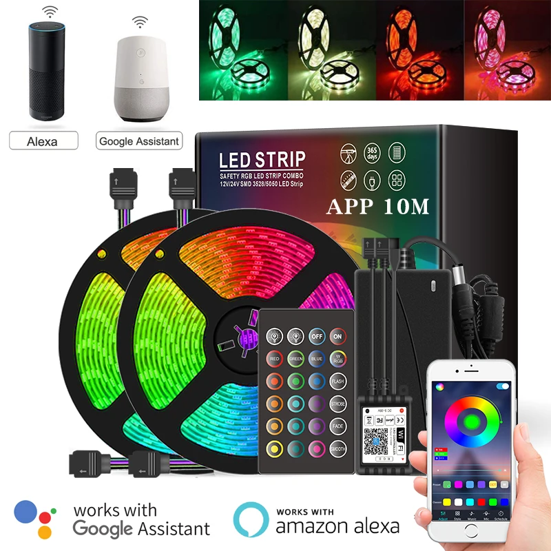 

Светодиодные ленты RGB, 5/10/15/20 м, 5050/220 В